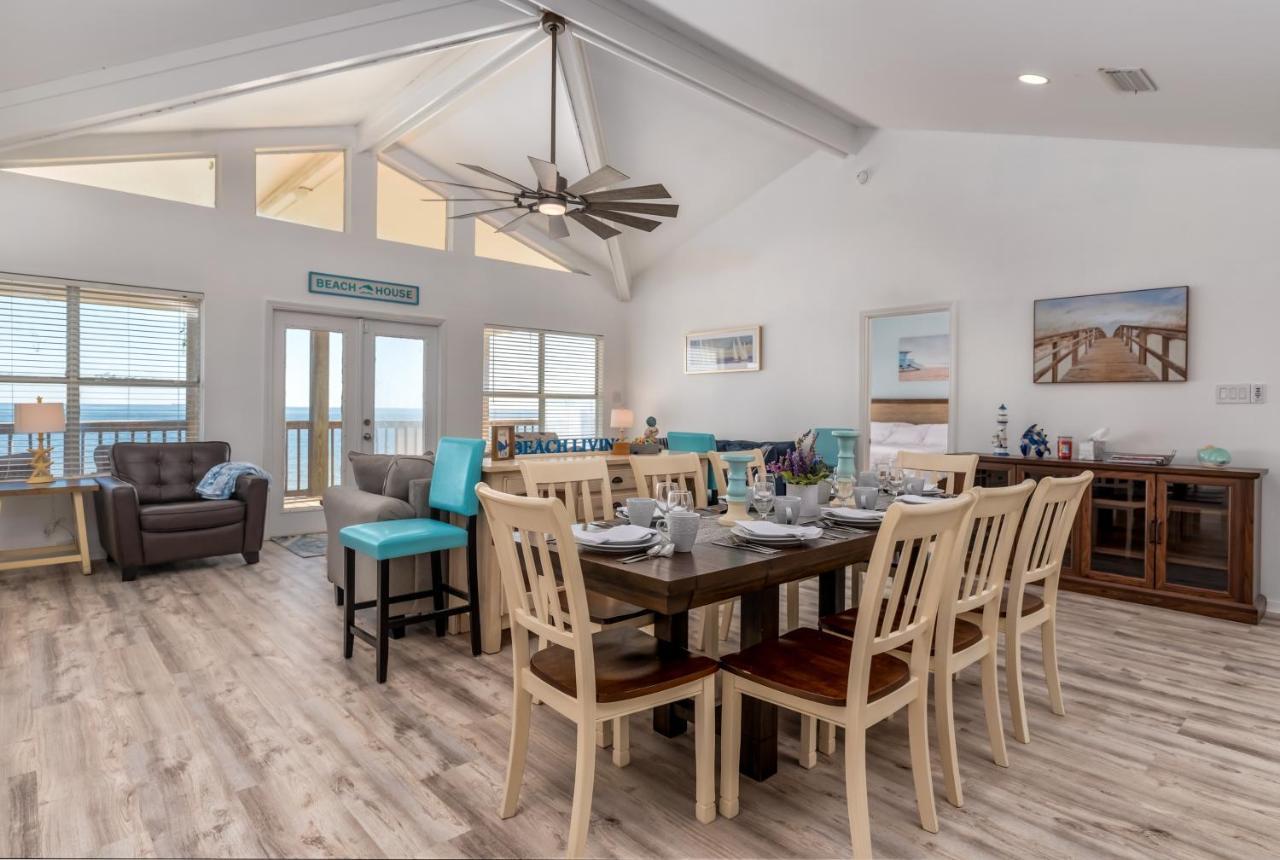 Sun Spot - True Gulf Front Private Home With Lovely Gulf Side Deck, Home Dauphin Island Exterior foto