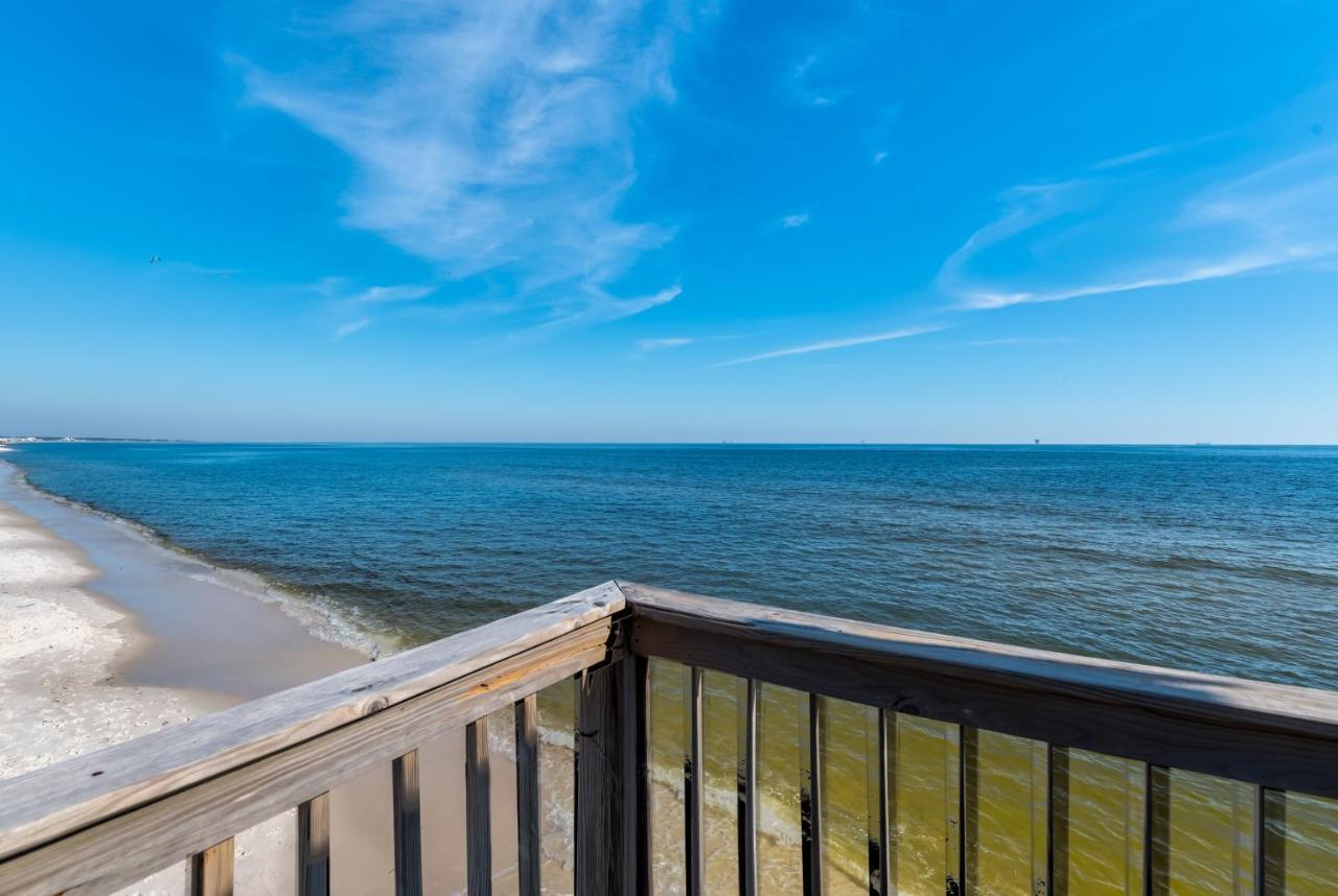 Sun Spot - True Gulf Front Private Home With Lovely Gulf Side Deck, Home Dauphin Island Exterior foto