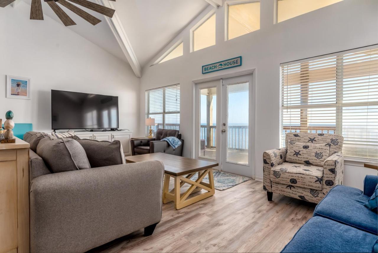 Sun Spot - True Gulf Front Private Home With Lovely Gulf Side Deck, Home Dauphin Island Exterior foto