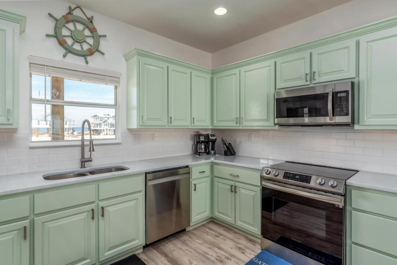 Sun Spot - True Gulf Front Private Home With Lovely Gulf Side Deck, Home Dauphin Island Exterior foto