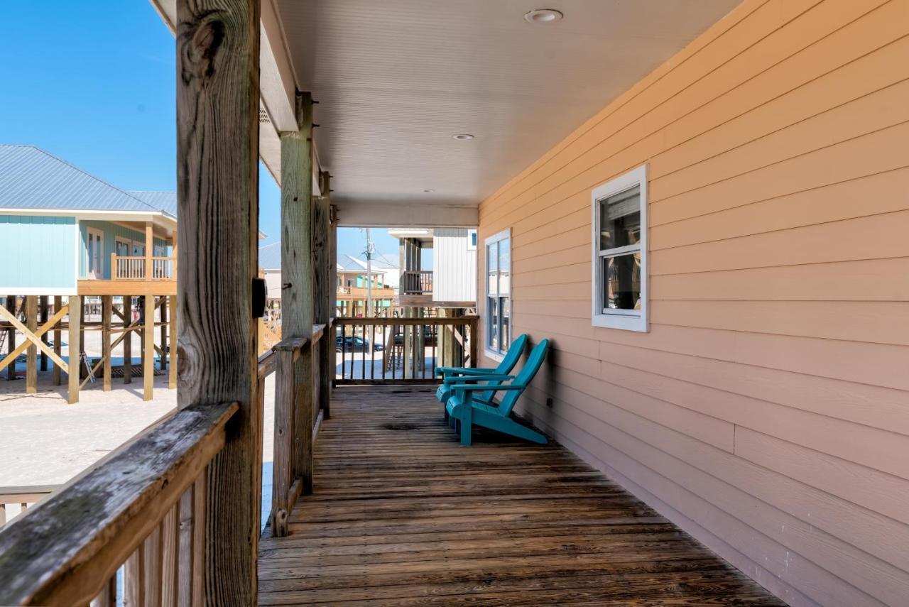 Sun Spot - True Gulf Front Private Home With Lovely Gulf Side Deck, Home Dauphin Island Exterior foto