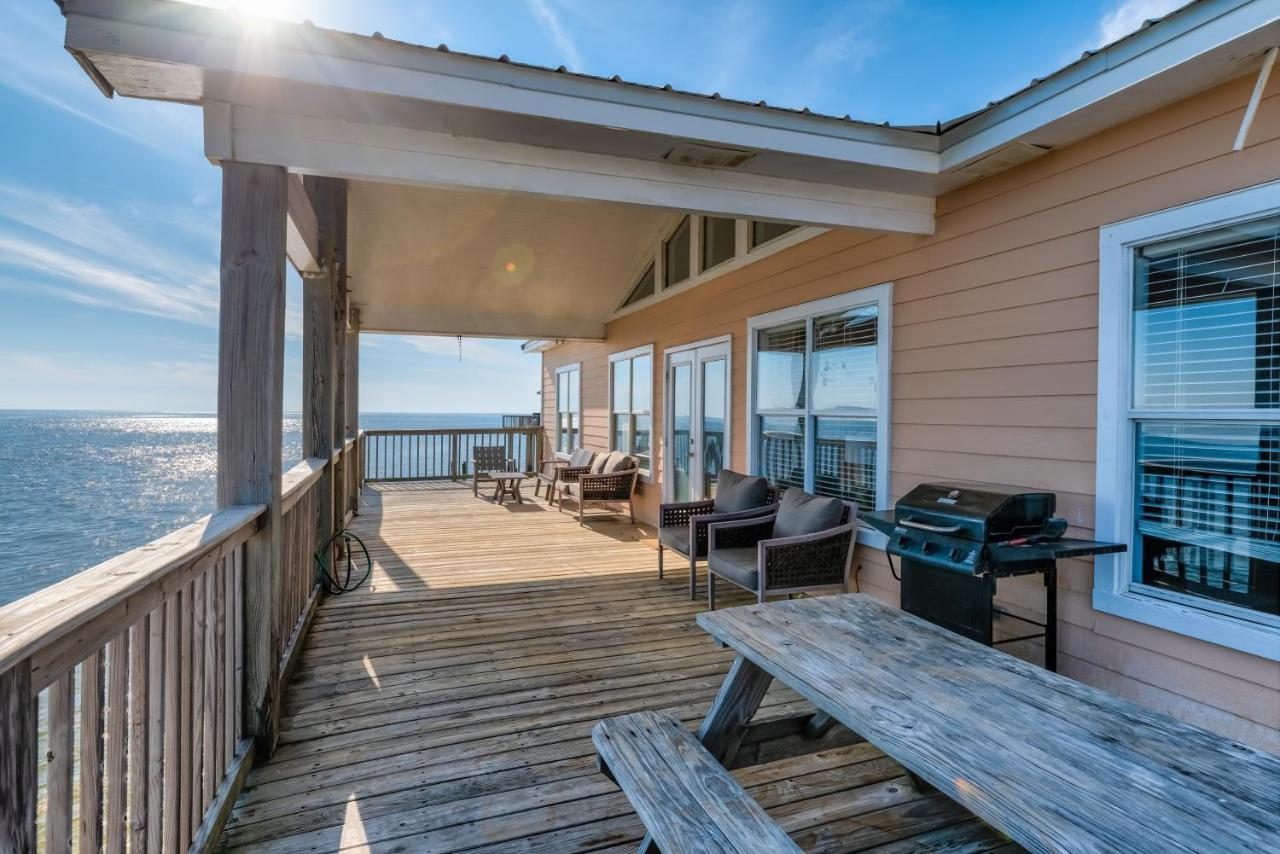 Sun Spot - True Gulf Front Private Home With Lovely Gulf Side Deck, Home Dauphin Island Exterior foto