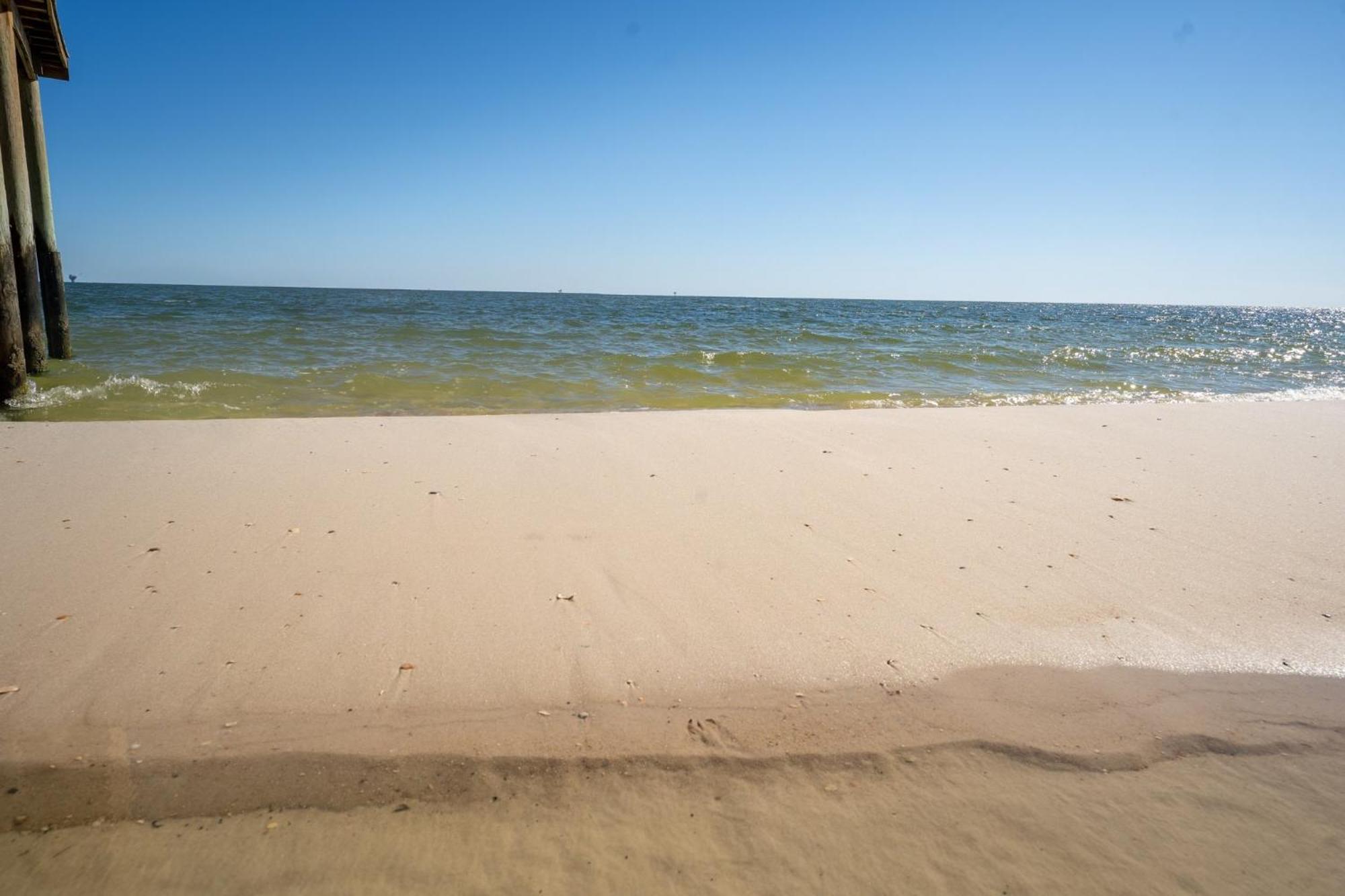 Sun Spot - True Gulf Front Private Home With Lovely Gulf Side Deck, Home Dauphin Island Exterior foto